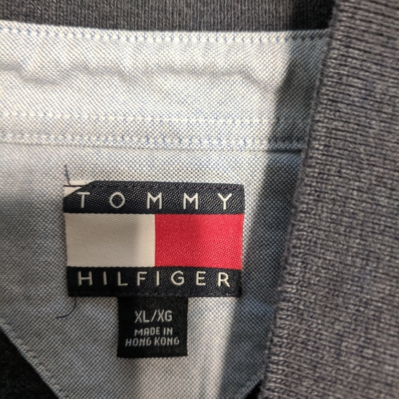 Tommy Hilfiger polo navy heathered size XL - Picture 5 of 5